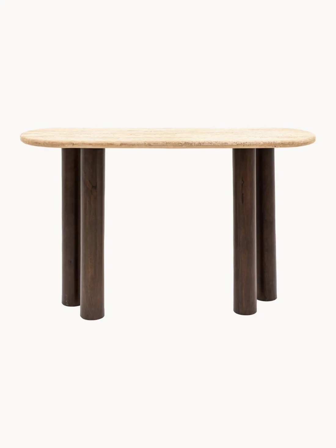 Consola con tablero de travertino Trevi