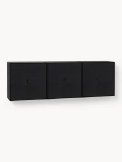 Consola de pared de madera y metal Frame