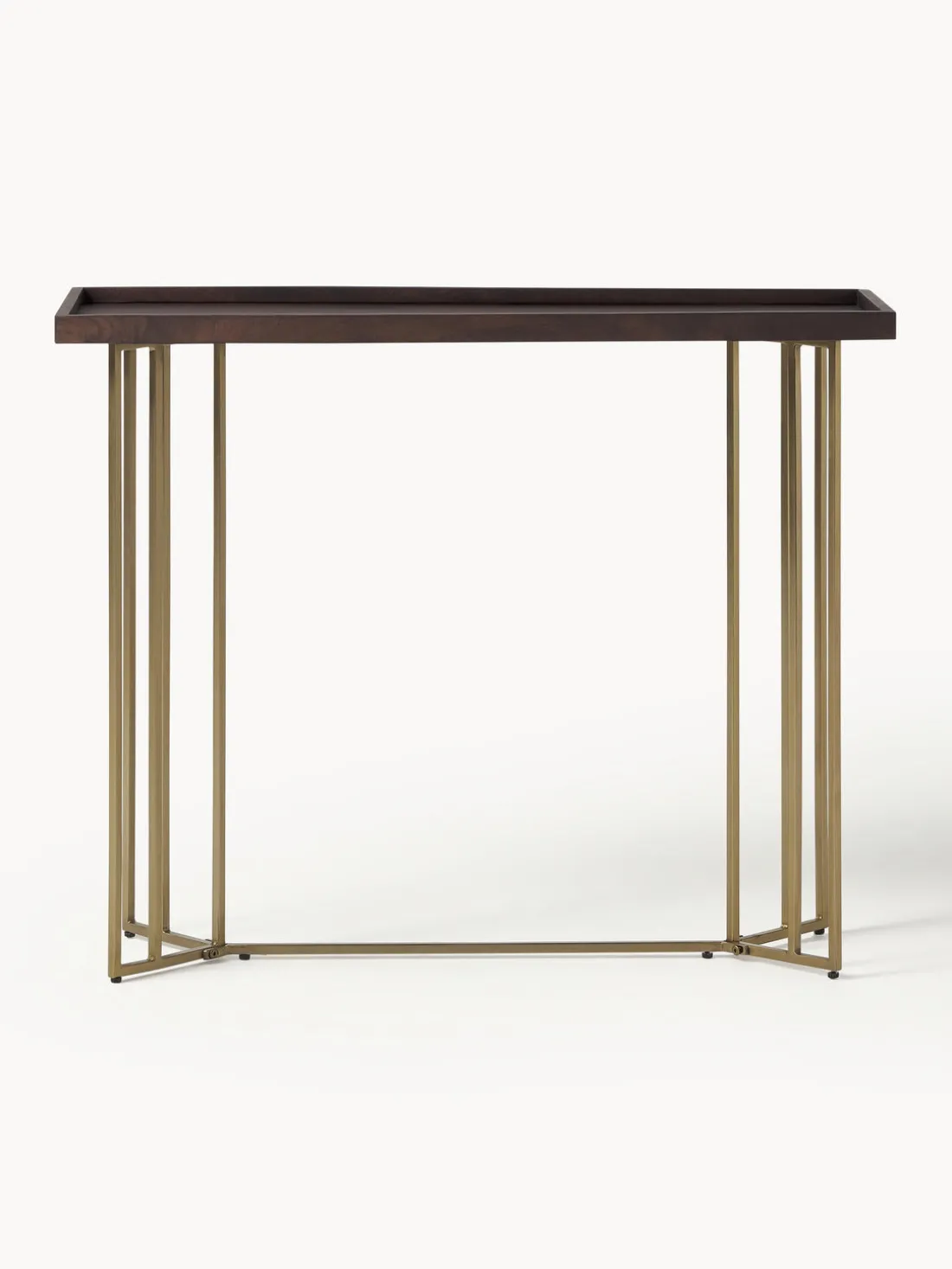 Consola de recibidor de madera de mango Luca