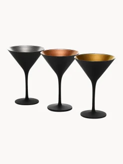 Copas de cóctel de cristal Elements, 6 uds.