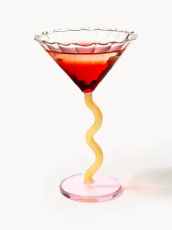 Copas de cóctel de vidrio de borosilicato Curve, 2 uds.