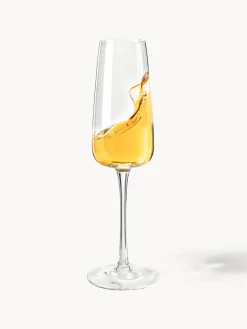 Copas de champán sopladas Ellery, 4 uds.