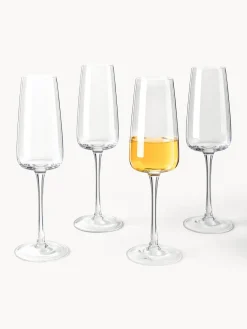 Copas de champán sopladas Ellery, 4 uds.