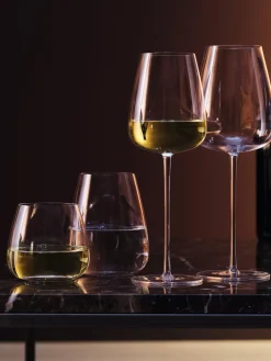 Copas de vino blanco de vidrio soplado Wine Culture, 2 uds.