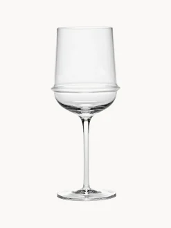 Copas de vino blanco sopladas Dune, 4 uds.