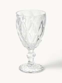 Copas de vino con patrón texturizado Colorado, 4 uds.