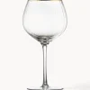 Copas de vino sopladas con relieve en forma esférica Palermo, 4 uds.