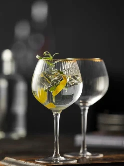 Copas de vino sopladas con relieve en forma esférica Palermo, 4 uds.