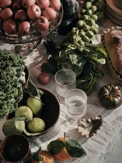 Copas de vino sopladas con relieves Ripple, 2 uds.