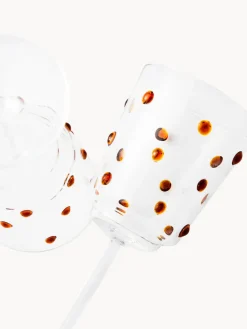 Copas de vino sopladas de vidrio borosilicato Nob, 2 uds.