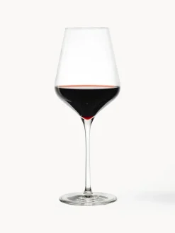 Copas de vino tinto de cristal Quatrophil, 6 uds.