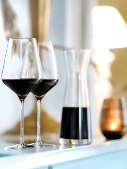 Copas de vino tinto de cristal Quatrophil, 6 uds.