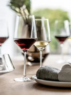 Copas de vino tinto de cristal Pure, 2 uds.