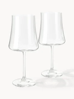 Copas de vino tinto de cristal Gwenda, 6 uds.