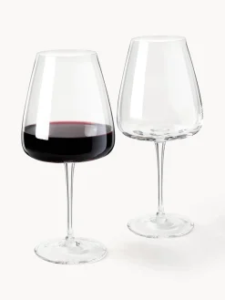 Copas de vino tinto sopladas Ellery, 4 uds.