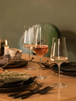 Copas flauta de champán artesanales Duo, 2 uds.