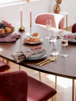 Copas flauta de champán de cristal Power, 6 uds.