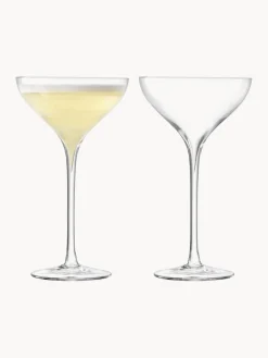 Copas flauta de champán sopladas Savoy, 3 uds.