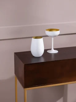 Copas pompadour de champán de cristal Elements, 6 uds.