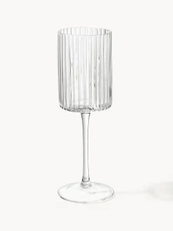 Copos de vino soplados Aleo, 4 uds.