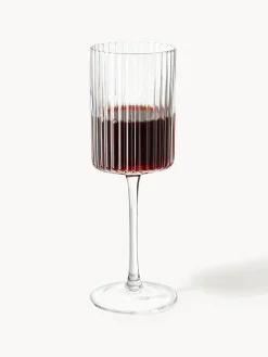 Copos de vino soplados Aleo, 4 uds.