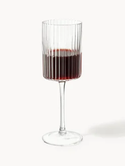 Copos de vino soplados Aleo, 4 uds.