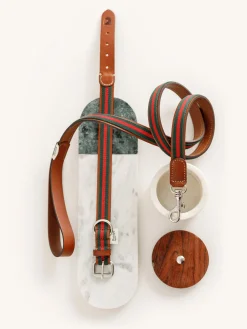 Correa para mascotas artesanal Baseball