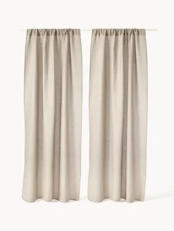 Cortina semitransparente con dobladillo túnel Gardinen Harmony, 2 uds.