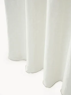 Cortinas de lino semitransparentes con dobladillo Eleonara, 2 uds.