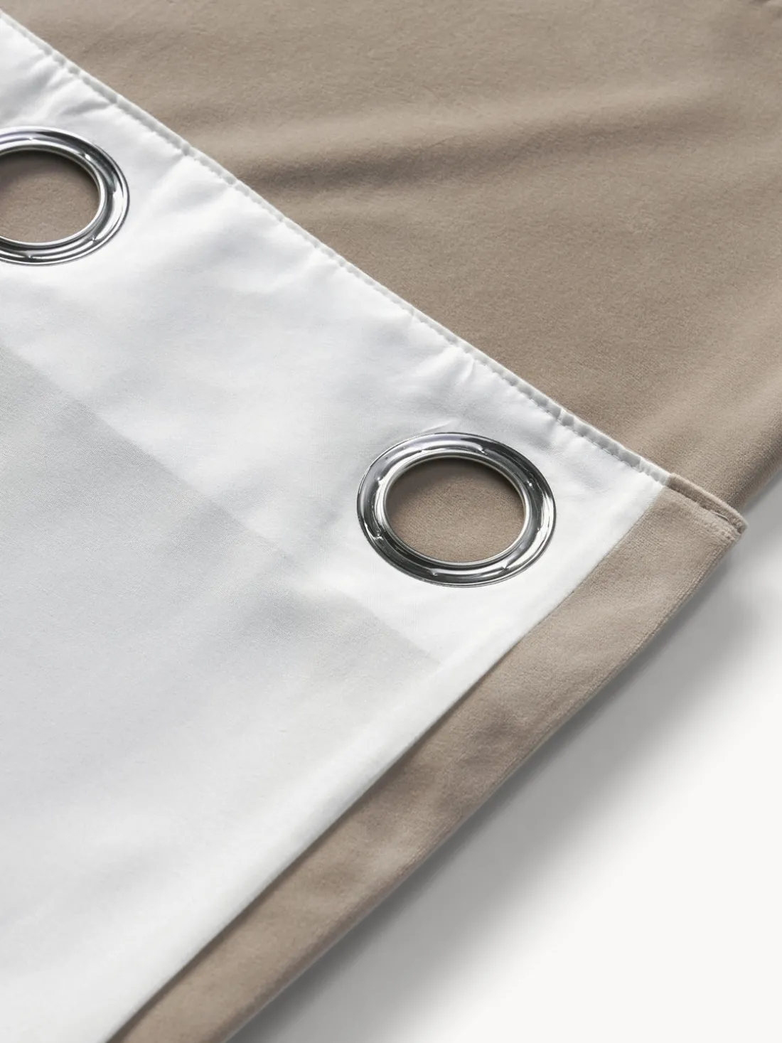 Cortinas oscurecedoras de terciopelo con ojales Rush, 2 uds.