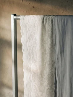 Cortinas transparentes con dobladillo Lacina, 2 uds.