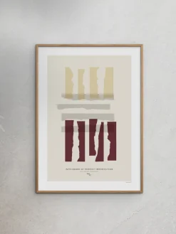 Cuadro de pared con marco Perfect Imperfection — No. 3