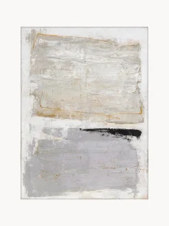 Cuadro en lienzo pintado a mano Scenario, marco de madera