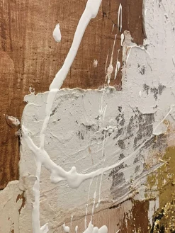 Cuadro en lienzo pintado a mano Rust