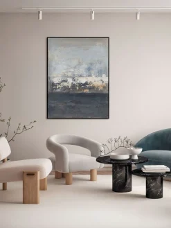 Cuadro en lienzo pintado a mano Scorsese, marco de madera