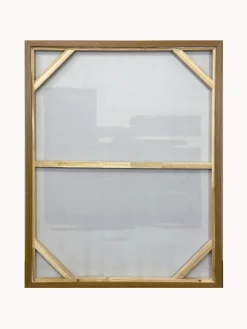 Cuadro en lienzo pintado a mano Racing Red, marco de madera