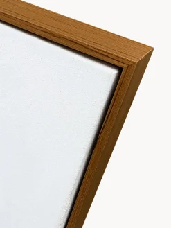 Cuadro en lienzo pintado a mano Snorkel Blue, marco de madera