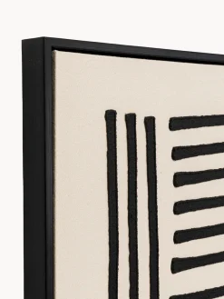 Cuadro en lienzo pintado a mano Line