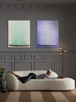 Cuadro pintado a mano Flower Boat