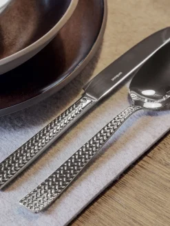 Cubertería de acero inoxidable Cortina, 6 comensales, 30 pzas.