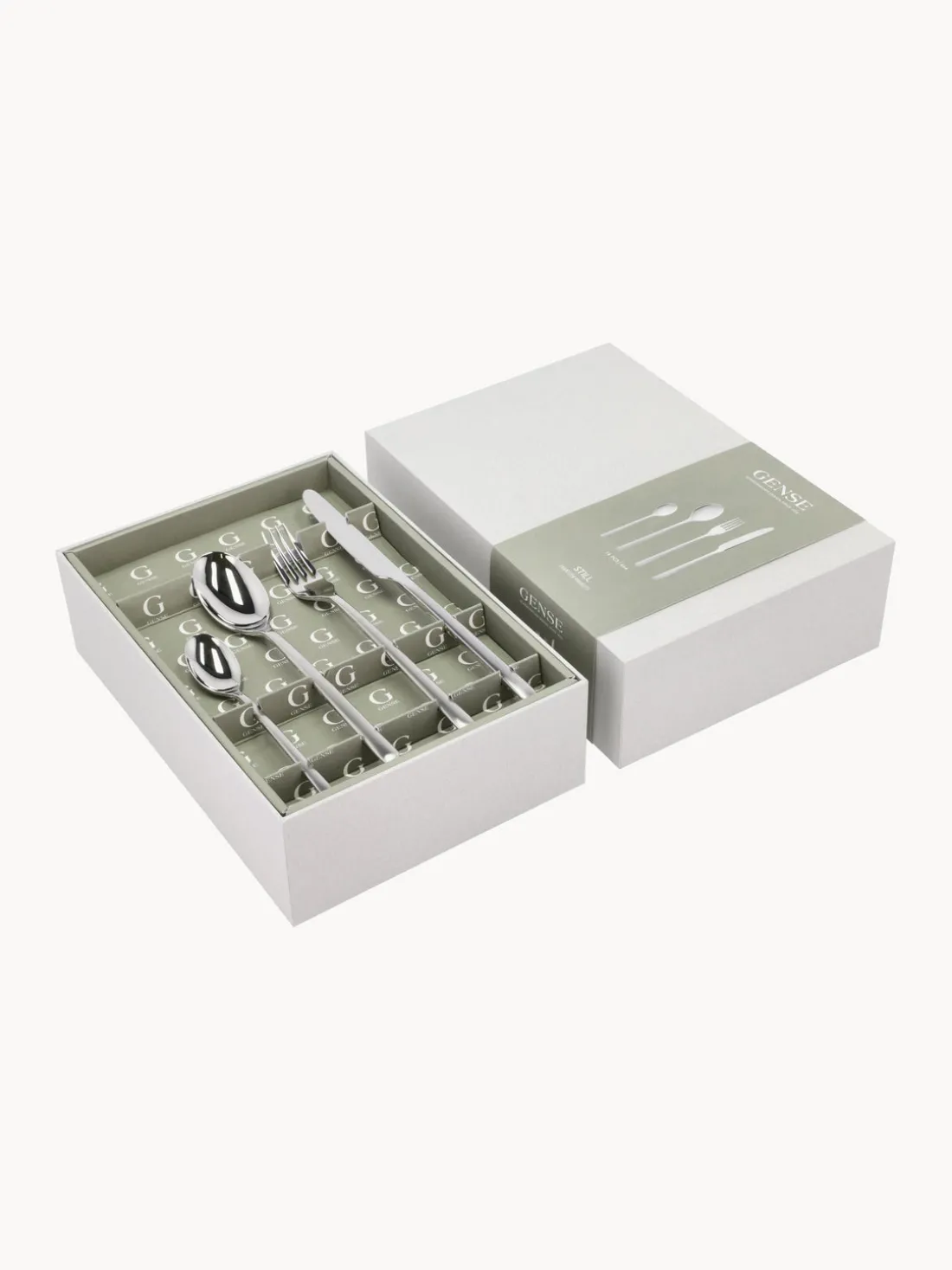 Cubertería pulida espejo Still, 4 comensales (16 pzas.)