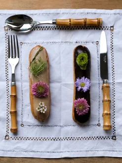 Cucharita de madera de bambú Panda