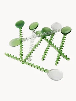 Cucharitas de vidrio Emeralds, 4 uds.