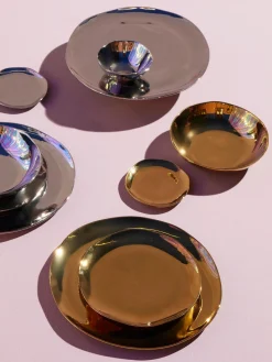 Cuenco artesanal de porcelana Gold