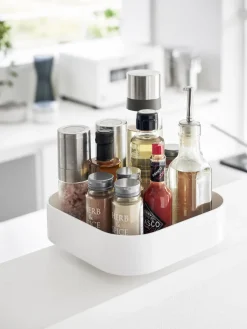 Cuenco de almacenamiento giratorio Tower