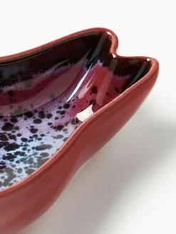 Cuenco de servir artesanal de gres Shell