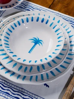 Cuenco de servir pintado a mano The Palms