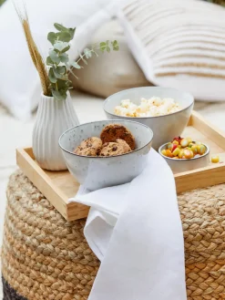 Cuencos artesanales Nordic Sand, 4 uds.