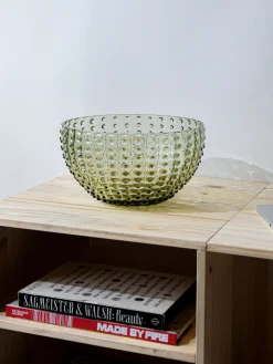 Cuencos de vidrio soplado Hobnail, 6 uds.