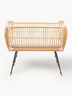 Cuna artesanal de ratán ajustable en altura Martha